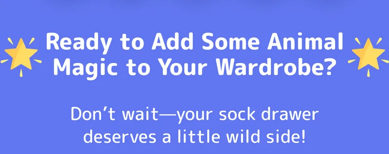 🌟 Ready to Add Some Animal Magic to Your Wardrobe? 🌟 Don’t wait—your sock drawer deserves a little wild side!