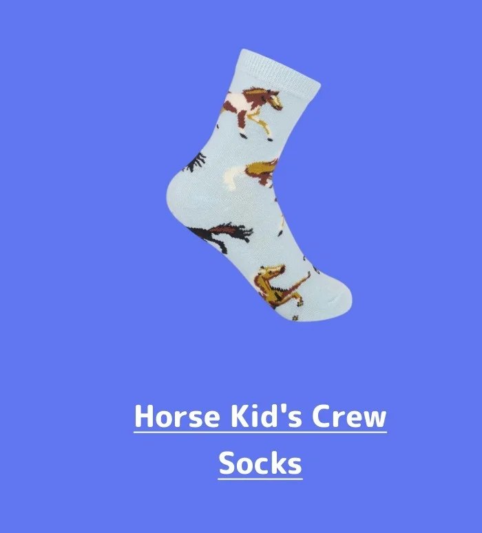 Horse Kid's Crew Socks