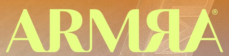 ARMRA logo on a warm, textured background.