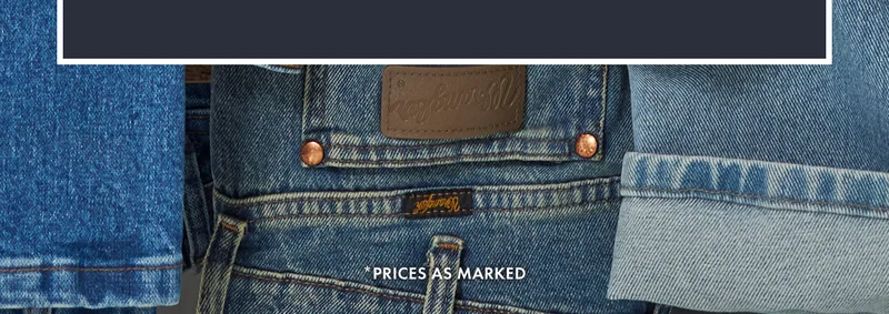 *Prices As Marked
