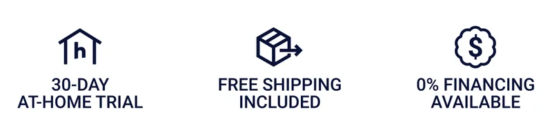 30-day at-home trial. Free shipping included. 0% financing available.