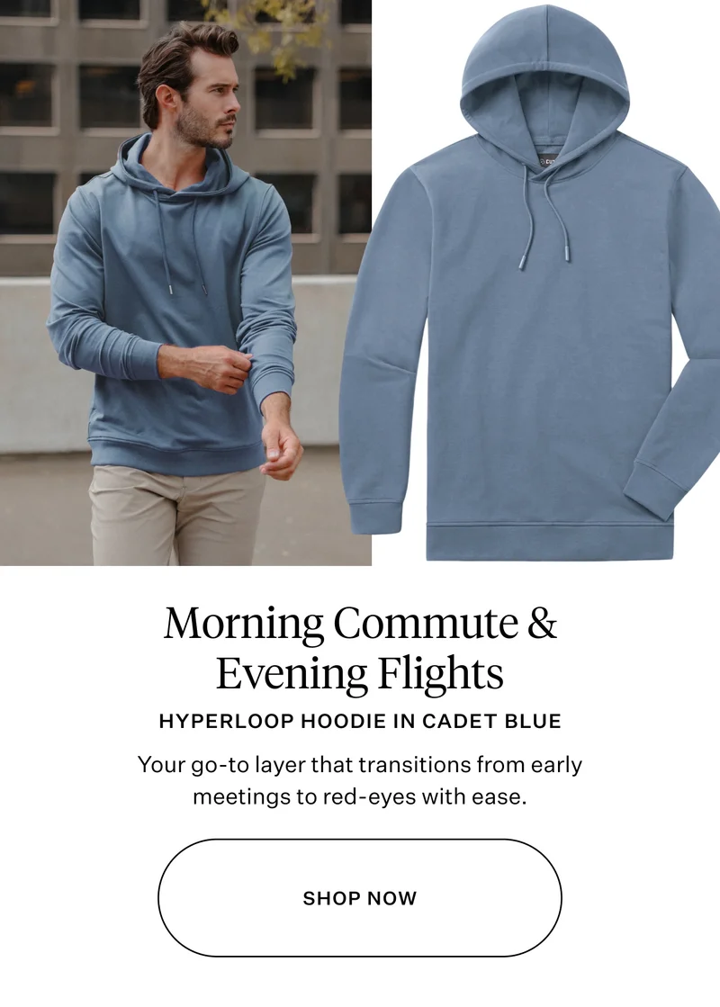 Hyperloop Hoodie in Cadet Blue