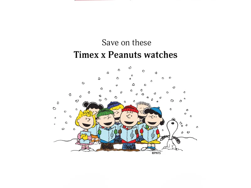 Save on these Timex x Peanuts watches