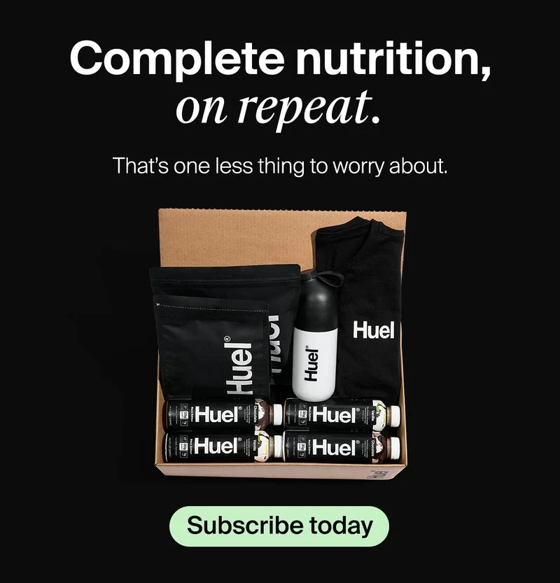 Complete nutrition, on repeat. Subscribe today.