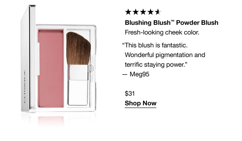 Blushing Blush™ Powder Blush | Fresh-looking cheek color. “This blush is fantastic. Wonderful pigmentation and terrific staying power.” - Meg95 $31 Shop Now