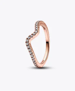 Sparkling Wave Ring