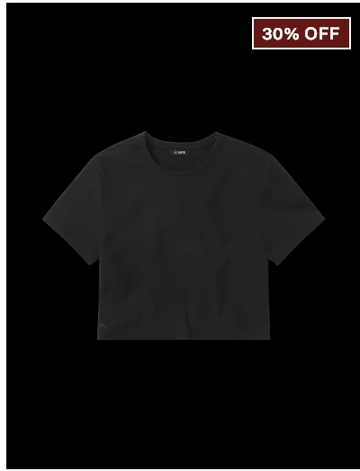 Almost Friday Tee Cropped