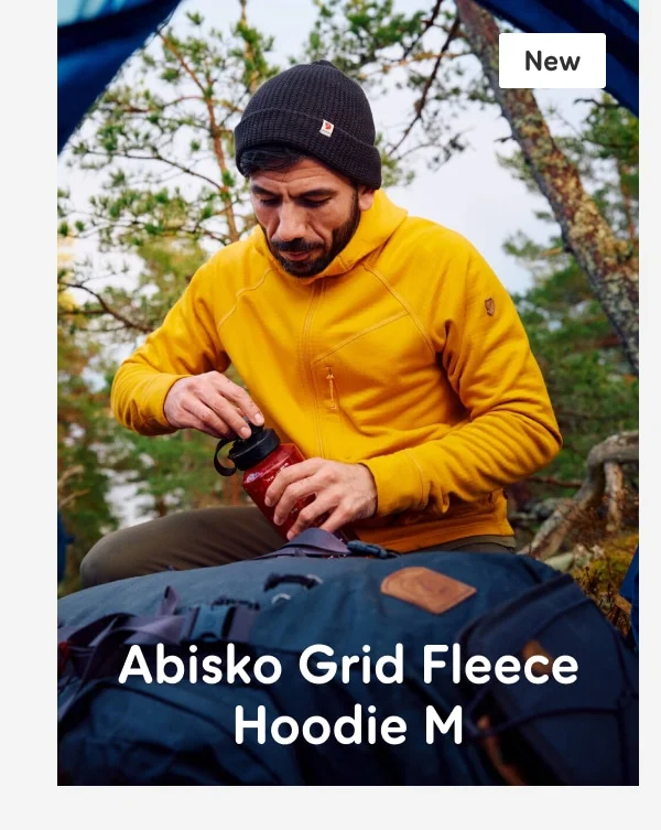 Abisko Grid Fleece Hoodie M