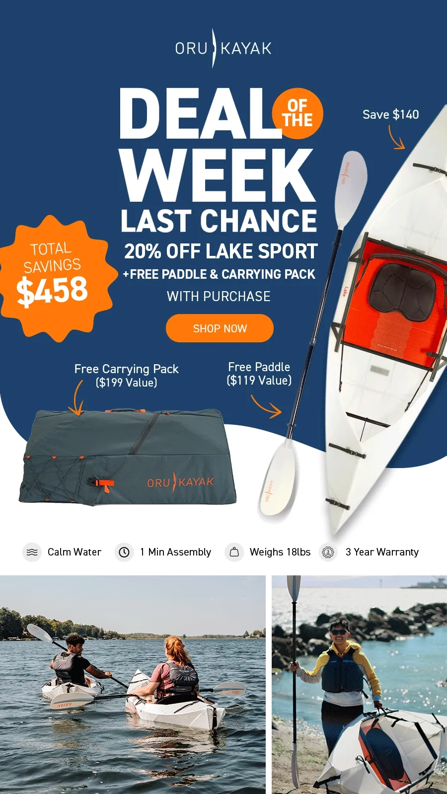 Deal of the Week! 20% OFF All Lake Models + Free Gear Bundle with Purchase Deal of the Week! 20% OFF All Lake Models + Free Gear Bundle with Purchase