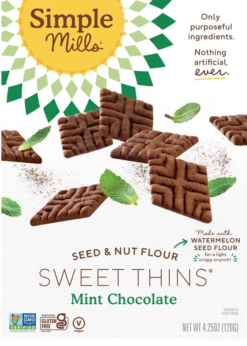 Image of Simple Mills Sweet Thins Mint Chocolate