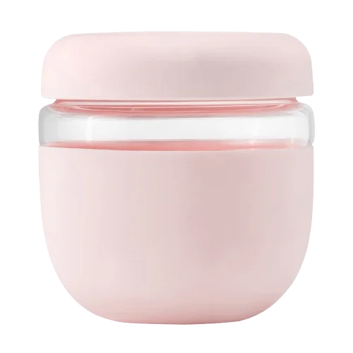 Image of Porter Plastic Tritan Bowl with Plastic Seal - Blush 24 oz