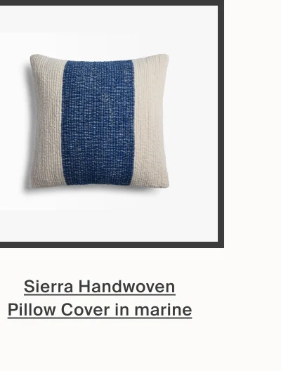 Shop Sierra Handwoven Pillow Cover