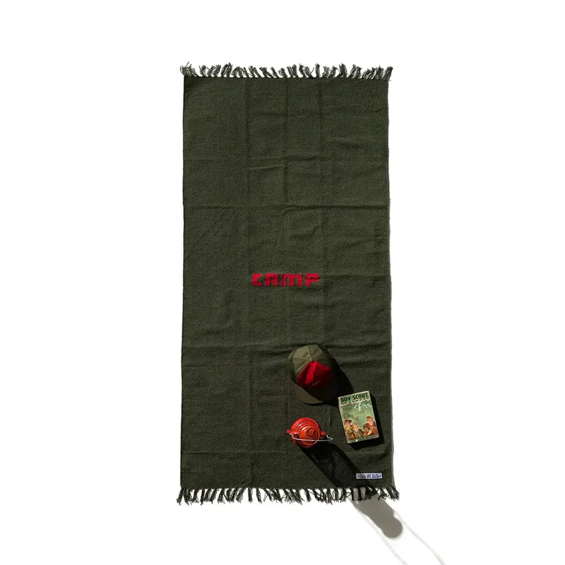 Image of Hand-loomed Recycle Yarn Camp Rug