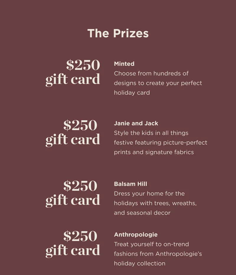 The Prizes