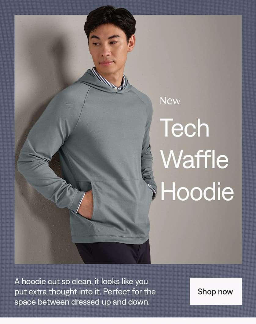 New: Waffle Tech Hoodie. Shop now
