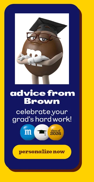 PERSONALIZE YOUR M&M'S