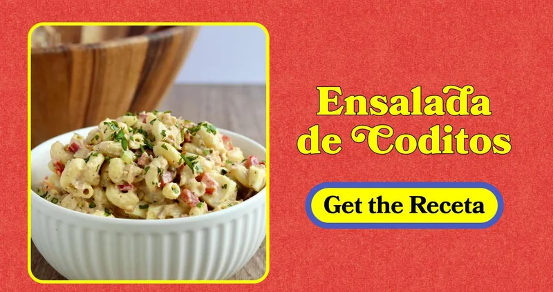 Ensalada de Coditos. Get the Receta