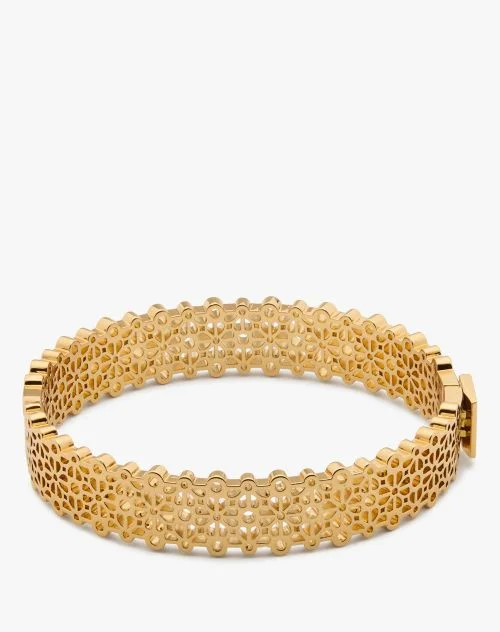 Flower Lace Thin Bangle