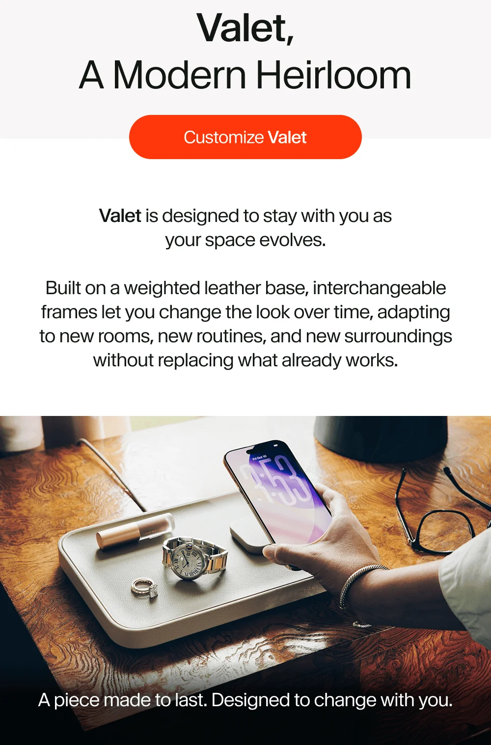 Valet, A Modern Heirloom | Customize Valet