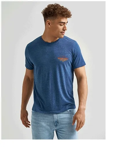 Men's Horse Logo Graphic T-Shirt
