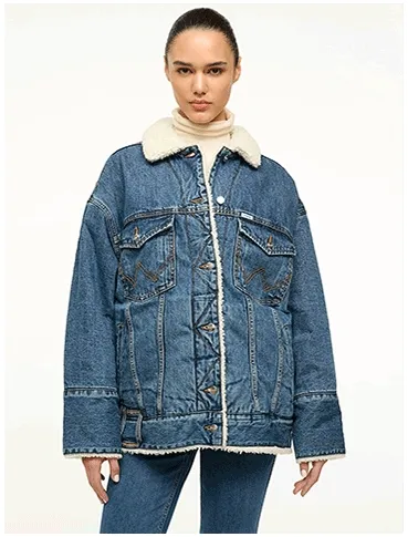 Wrangler + STAUD Reversible Biggest Jean Jacket