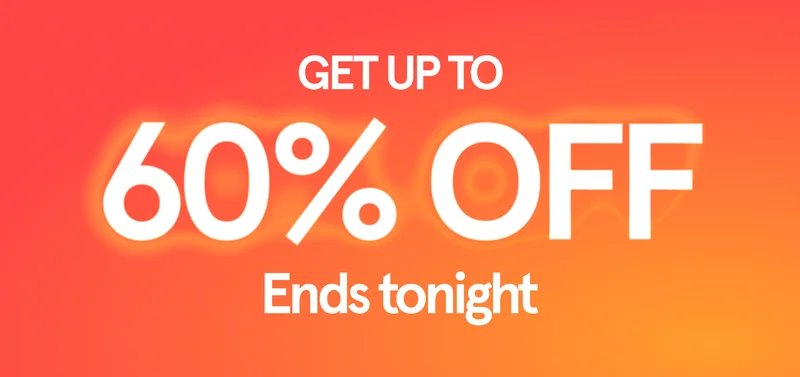 Cyber Monday up to 60% off extended