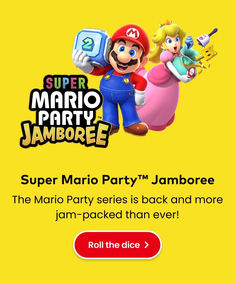 Super Mario Party Jamboree. The Mario Party series is back and more jam-packed than ever! Roll the dice.