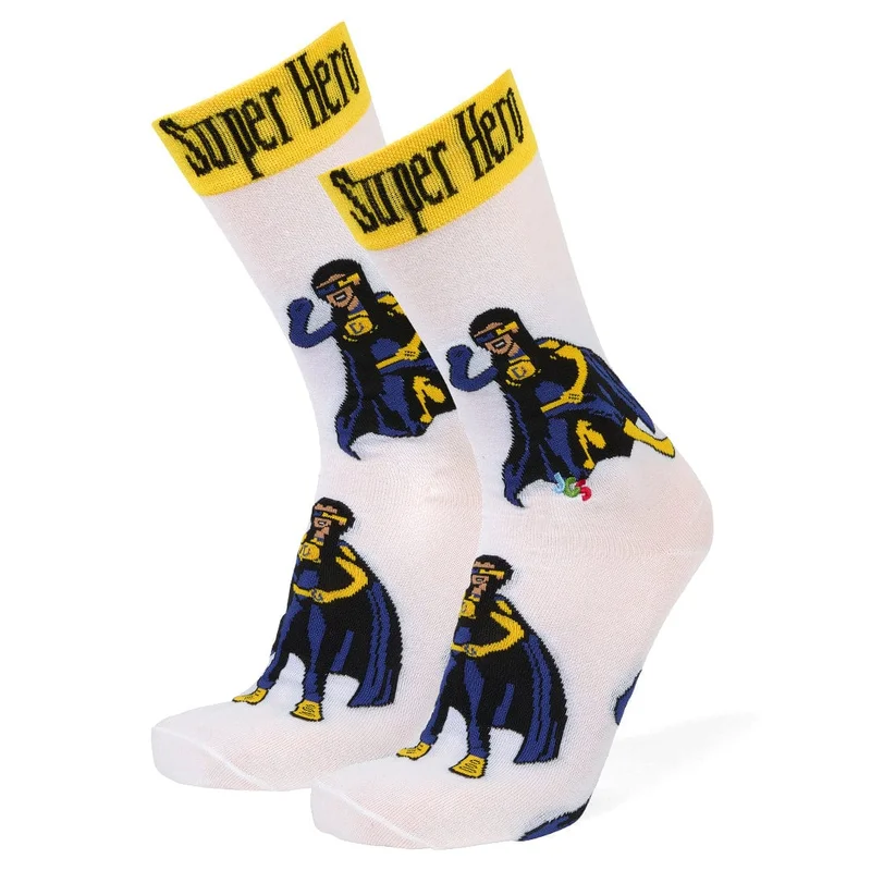 Image of Down Syndrome Superhero Girl Crew Socks
