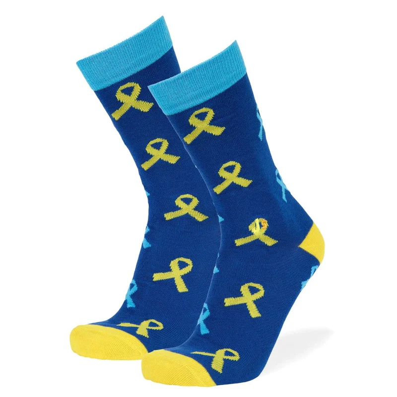 Image of Down Syndrome Multi Ribbon Crew Socks