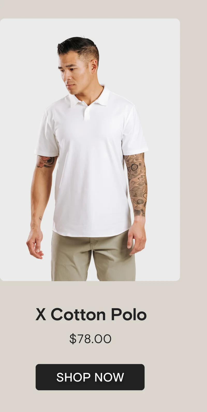 X Cotton Polo