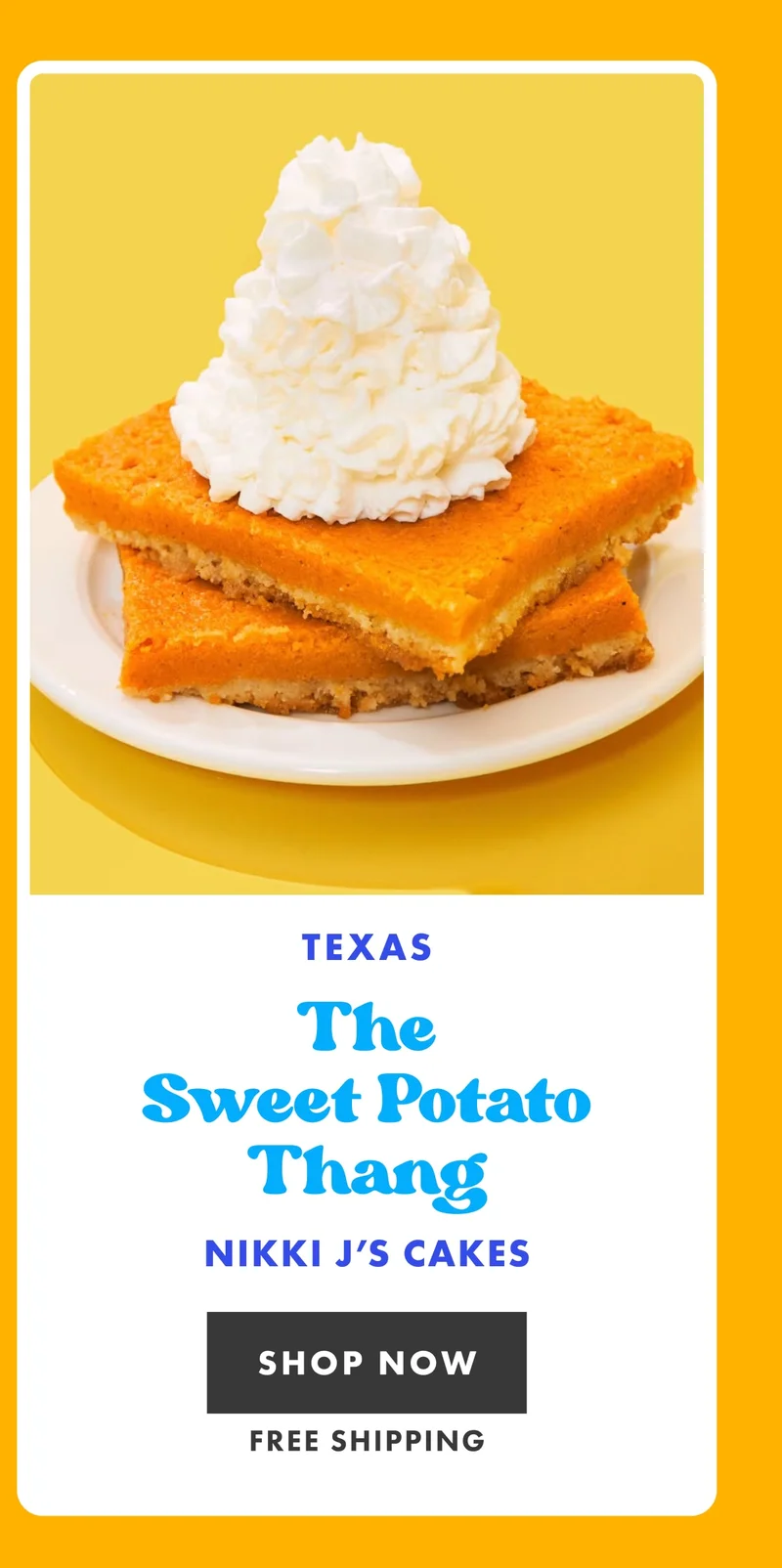 Nikki J's Sweet Potato Thang Nikki J's Sweet Potato Thang