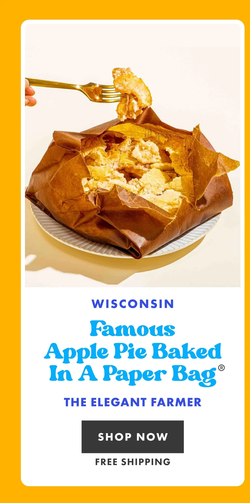 Elegant Farmer's Apple Pie Baked in a Paper Bag® Elegant Farmer's Apple Pie Baked in a Paper Bag®