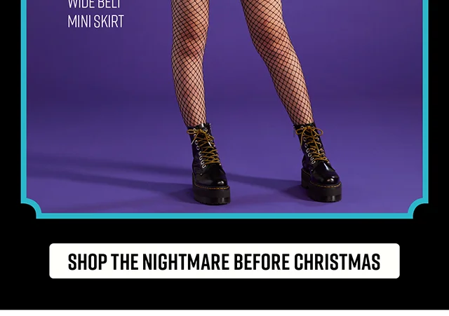 Wide Belt Mini Skirt. Shop The Nightmare Before Christmas