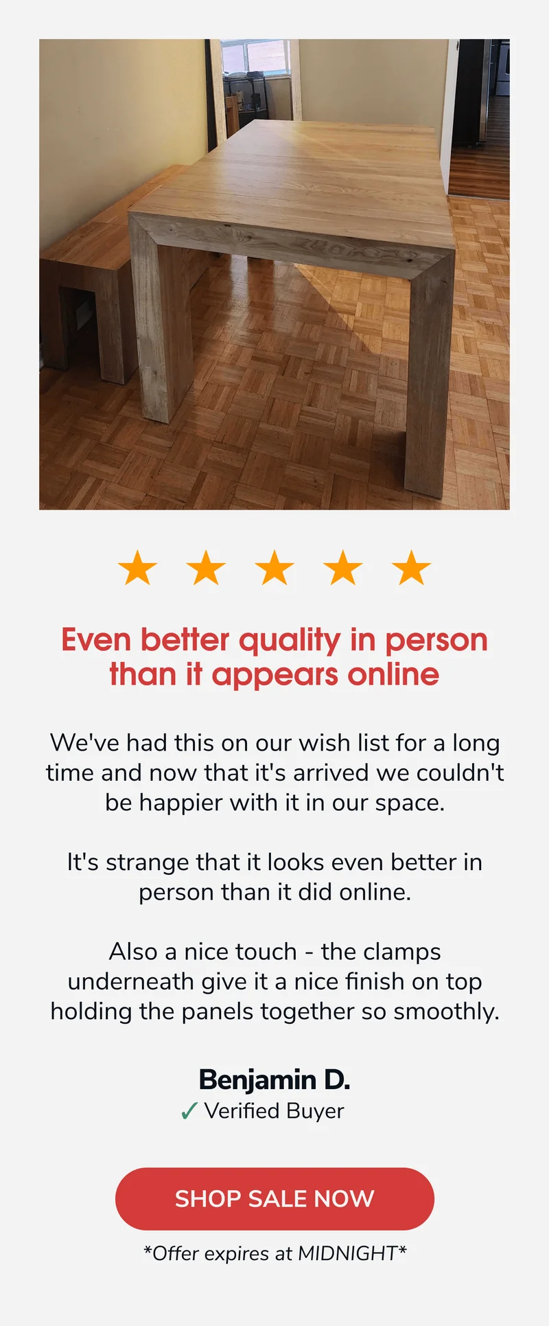 ❤️ Benjamin's Review ❤️