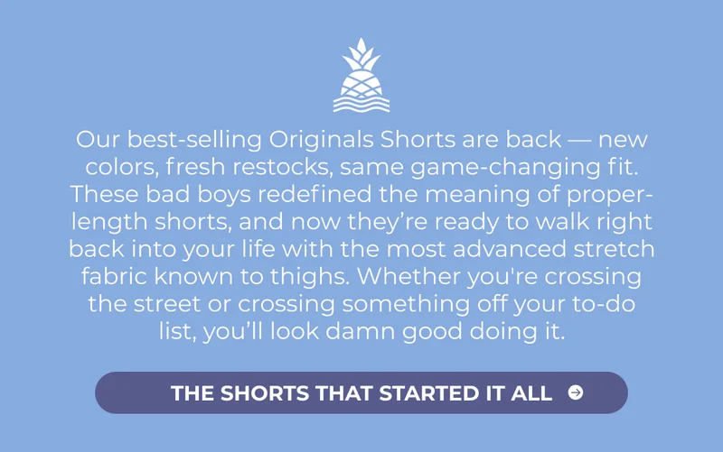 SHOP THE SHORTS THAT STARTED IT ALL