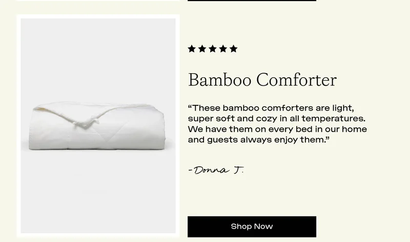 BAMBOO COMFORTER