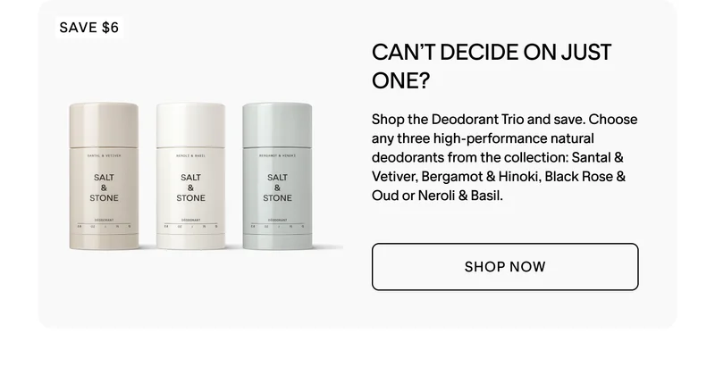 Deodorant Trio