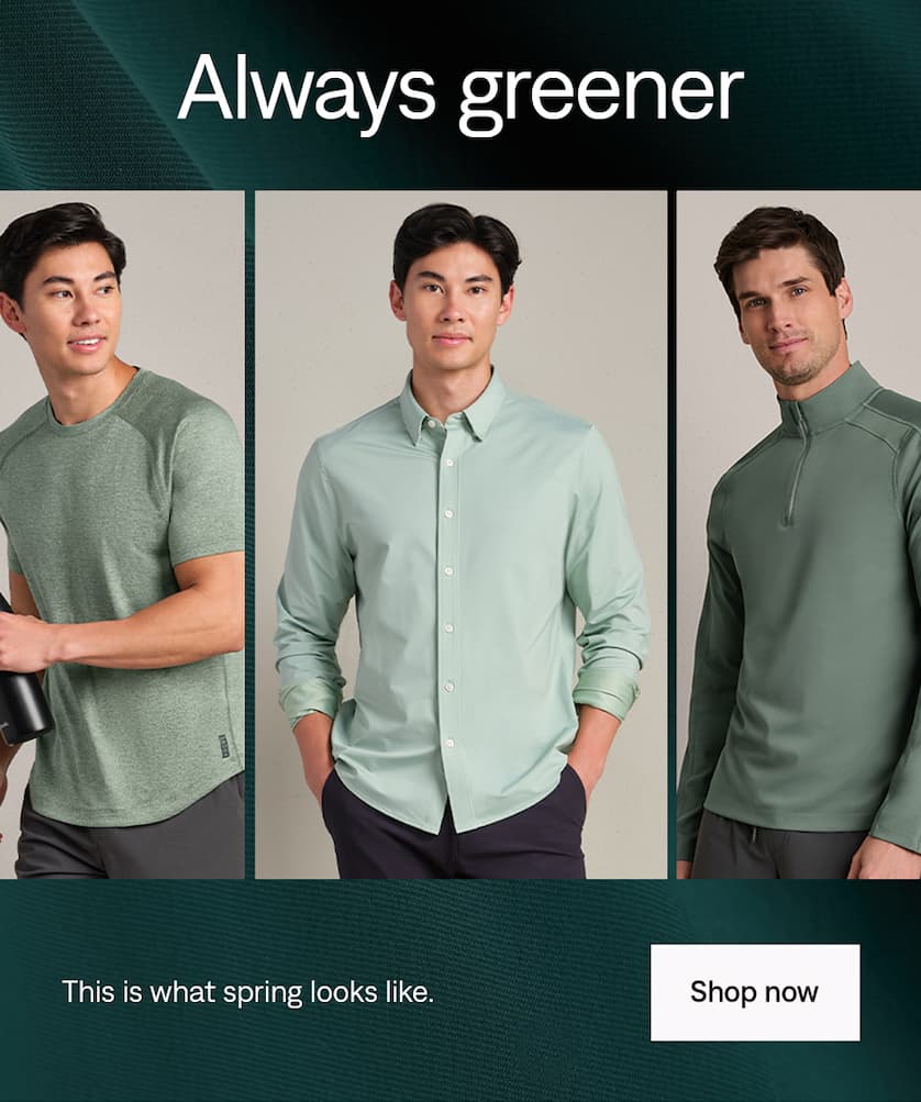 Always greener: Shop now