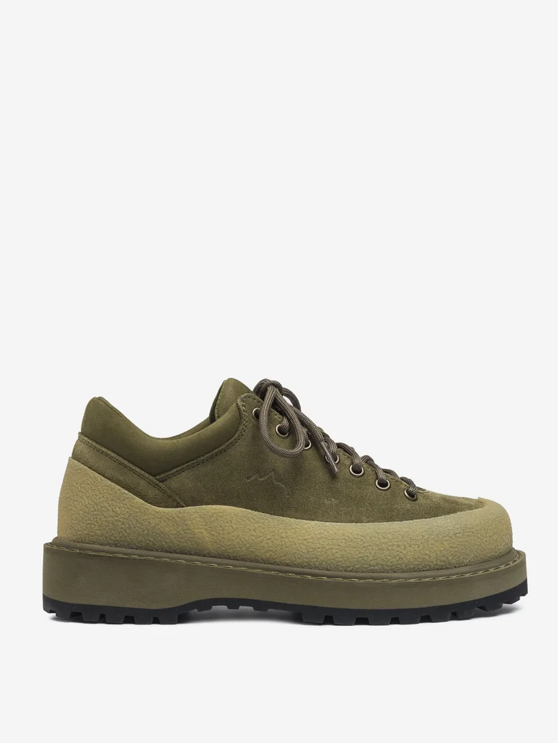Image of Diemme Cornaro Eyelets - Olive Suede