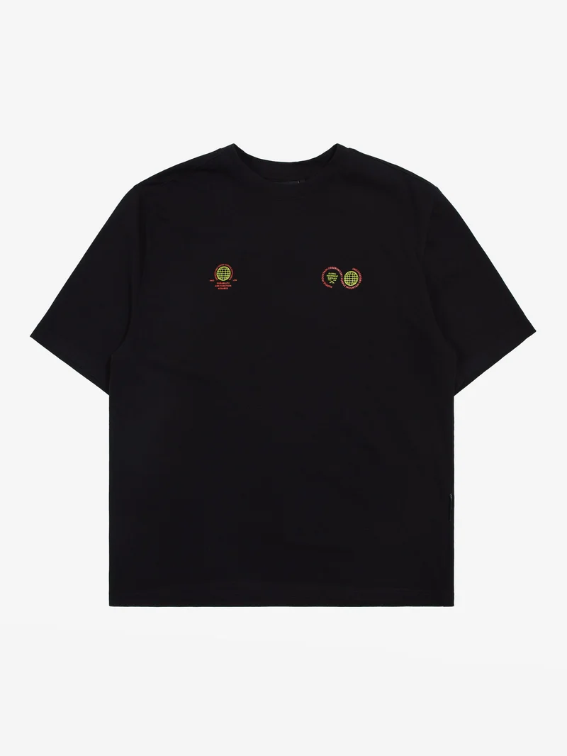 Image of Purple Mountain Observatory Globe SS Tee - Black