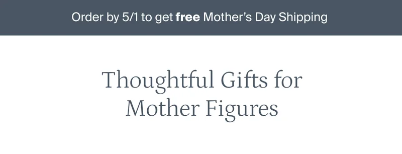 Thoughtful gifts for mother figures