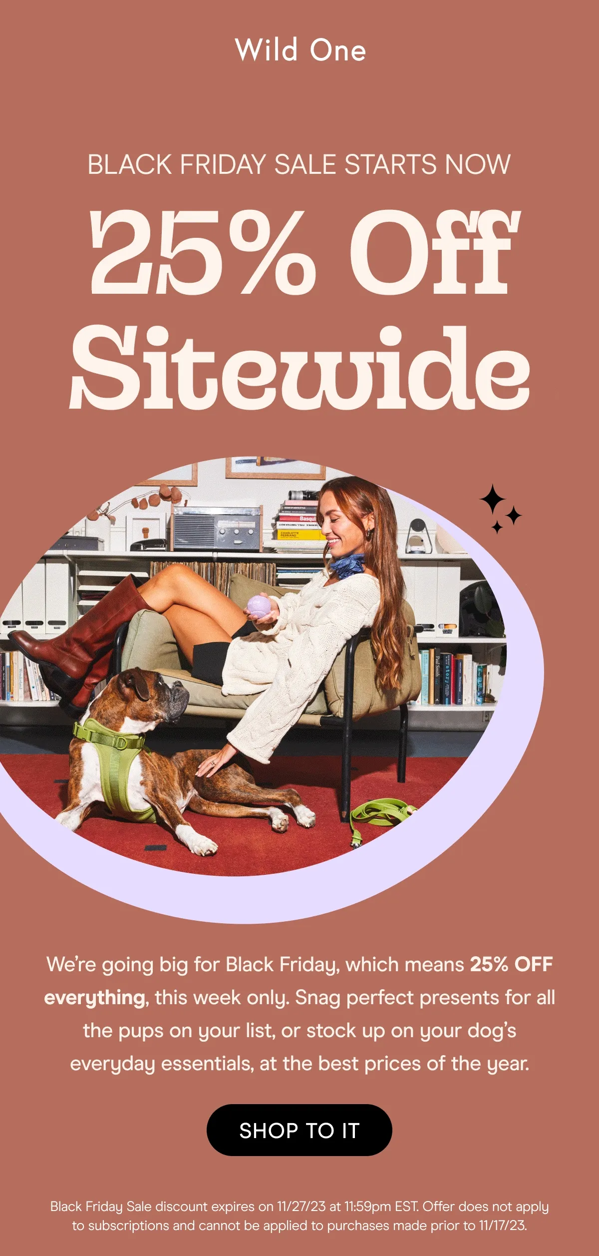 25% OFF SITEWIDE