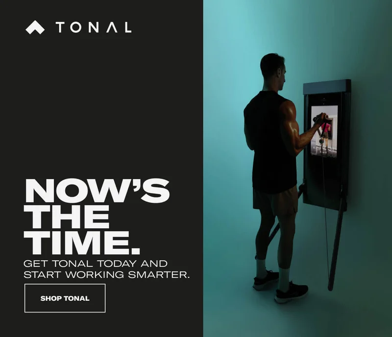 NOW'S THE TIME. GET TONAL TODAY AND START WORKING SMARTER. CTA: SHOP TONAL
