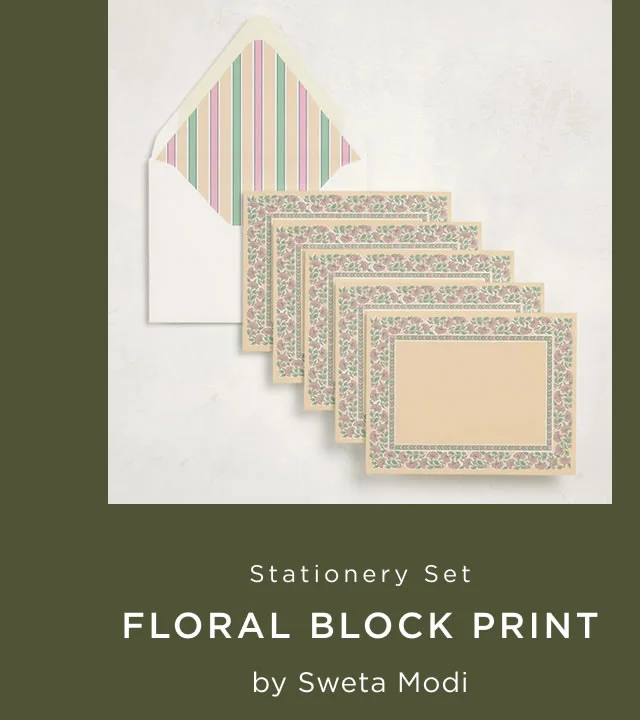 Floral Block Print