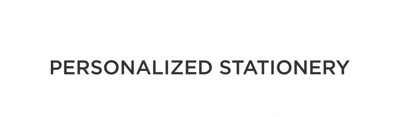 Personalized Stationery