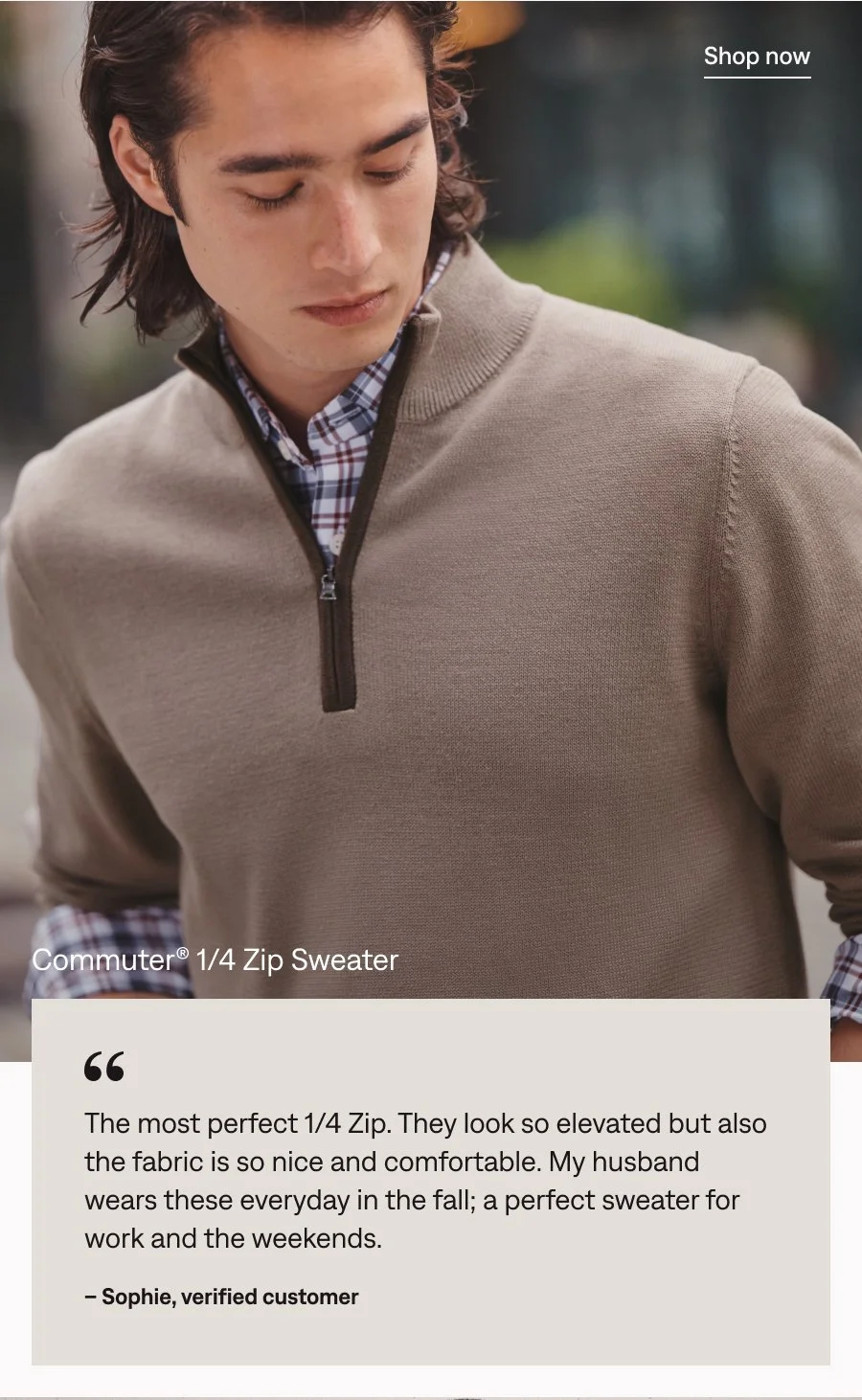 Commuter® 1/4 Zip Sweater