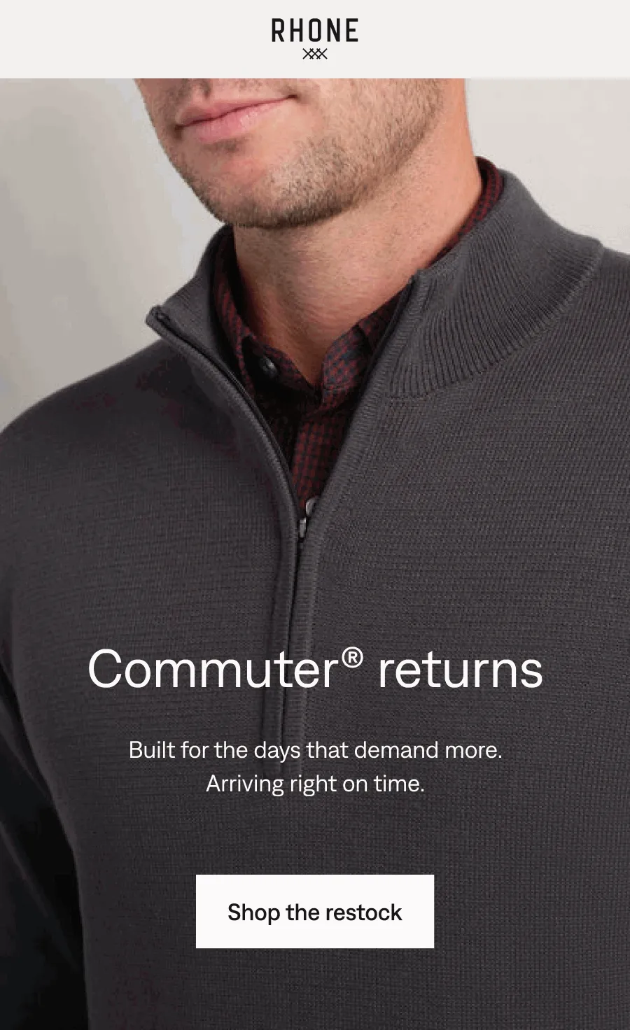 RHONE: Commuter® returns. Shop the restock
