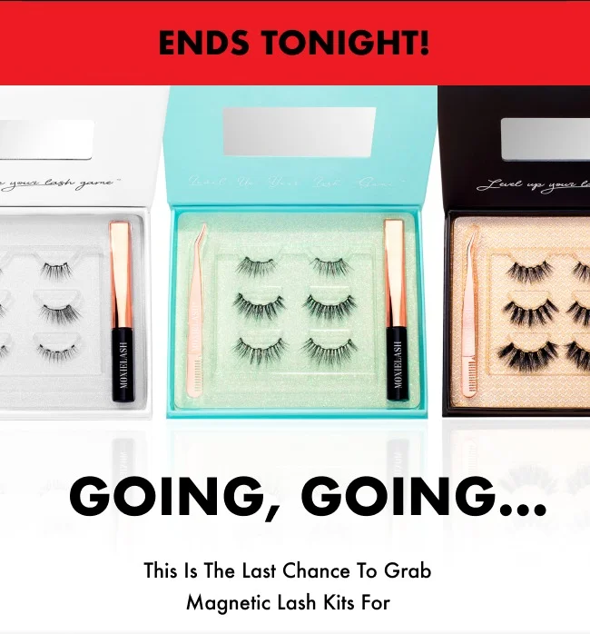 This is the last chance to grab Magnetic Lash Kits for $33 $129