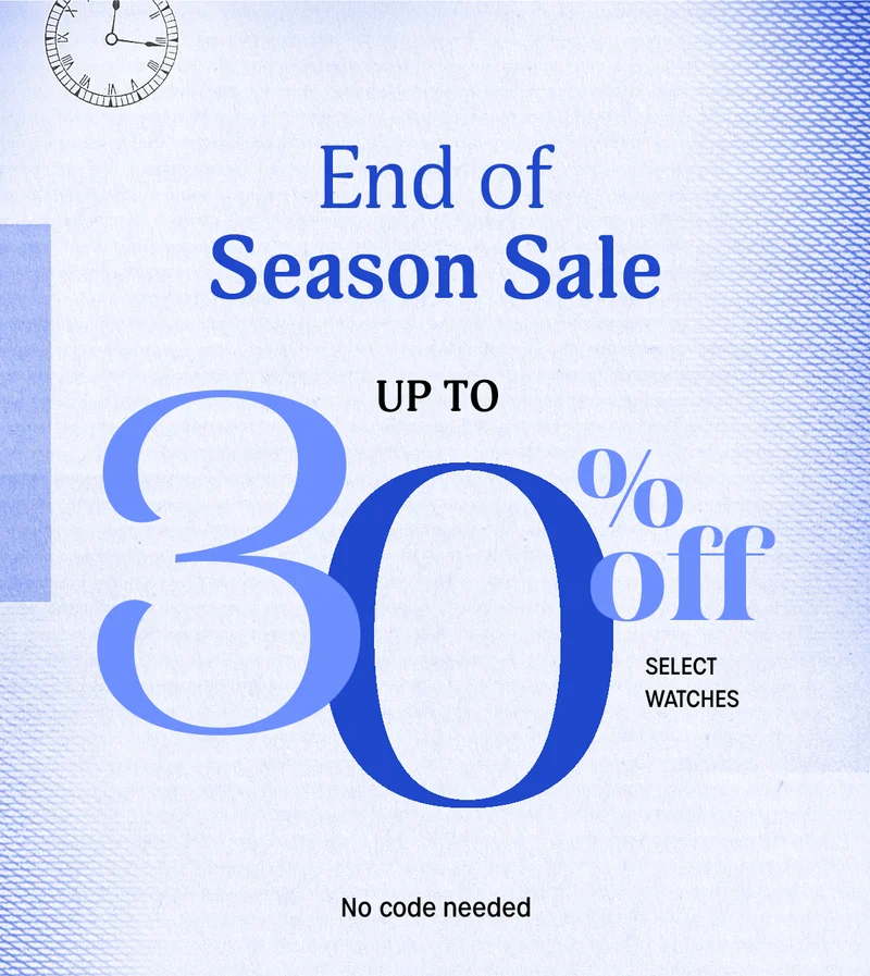 End of Season Sale - 30% Off - Timex