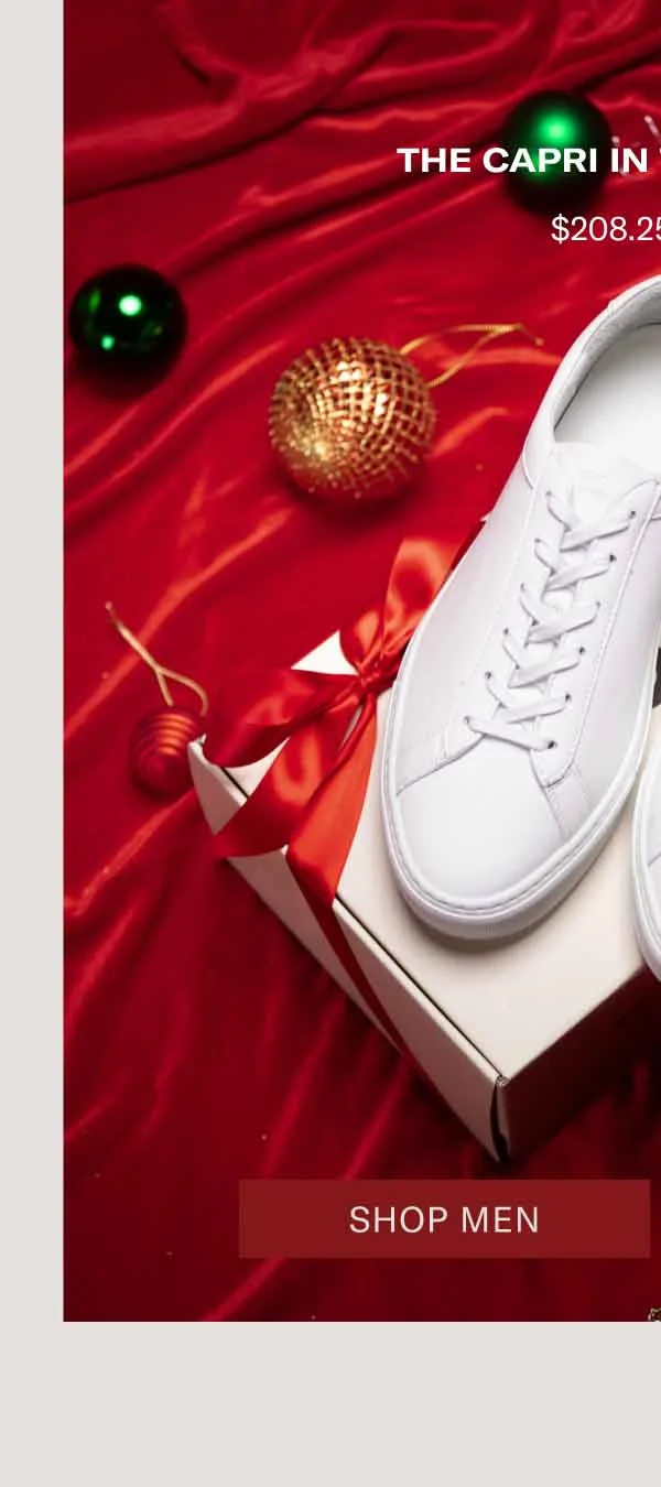 The Capri in Triple White. Shop Men